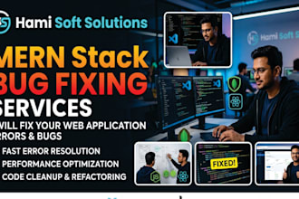 fix bugs and errors in mern stack web applications