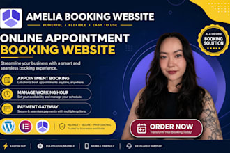 install amelia booking plugin and create appointment website