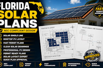 do rooftop solar system layout and single line diagram florida nec compliant