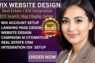 build wix real estate crm integration idx search map display setup