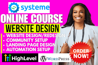 build systeme io website systeme io membership systeme io sales funnel expert