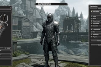 create skyrim se mod skyrim weapon skyrim armor  item game assets  follwer mod