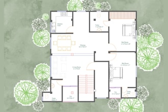 design a home plan with optimized space planning