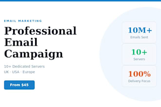 run bulk email marketing campaign to targeted leads