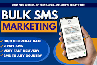 send bulk sms marketing, text message marketing, sms blast, SMS and bulk sms