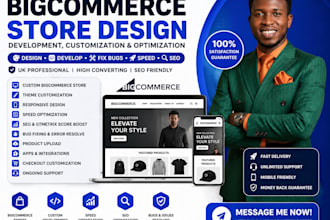 design, customize, fix and optimize your bigcommerce store professionally