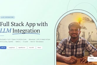 build a full stack web app with optional ai integration
