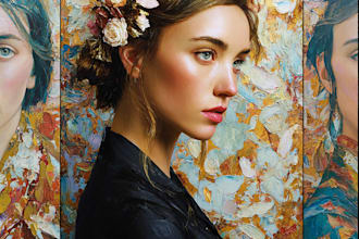 turn your portrait into digital oil painting