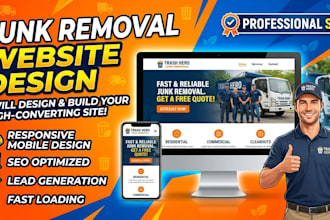 build you a professional junk removal website