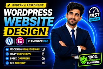 revamp wordpress website with elementor pro