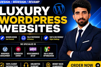build, rebuild and revamp luxury wordpress websites