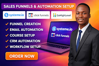 systeme oi sales funnel, systeme io landing page, sales funnel, systeme io, ghl
