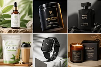 create realistic mockup, 3d visualization and product mockup design for brands