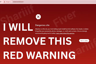 remove red dangerous warning