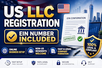 register US llc and ein number for online business