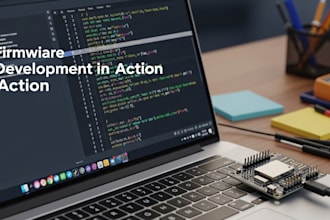 develop esp32 ble firmware for wearable devices with ota and sensor integration