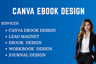 create canva ebook design canva workbook canva journal design