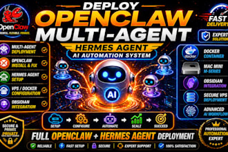 deploy openclaw multi agent fix install hermes agent mac mini openclaw obsidian