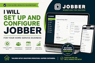 set up and configure jobber for your home service business
