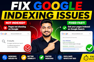 fix google indexing issues and get your website pages indexed fast