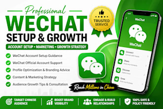 set up and grow your wechat official account with marketing strategy