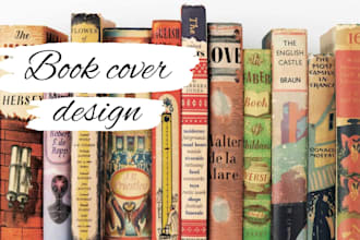 design modern business book cover, kdp book cover, ebook cover