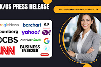 write US UK press release canada press release distribution tech press release