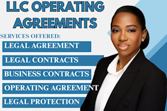 draft a professional operating agreement llc agreement for your business