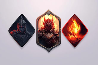 design a professional game logo, steam icon, or app icon
