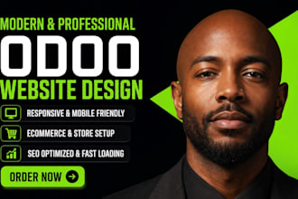 design modern odoo website, odoo ecommerce store, responsive and SEO optimized