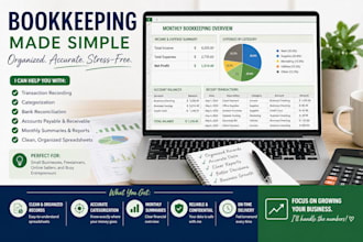 assist with bookkeeping and financial organization