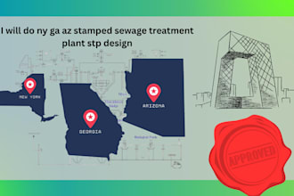 do ny ga az stamped sewage treatment plant stp design