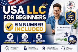 create USA llc and ein for startups and beginners