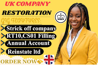 restore, dissolved UK company, reinstate UK ltd rt01 filling companies house