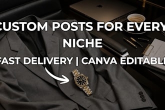design custom canva social media posts