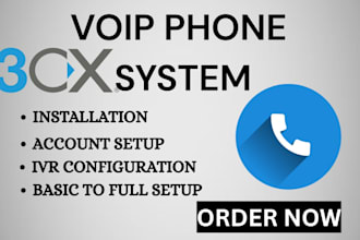 setup 3cx, IVR, sip trunk, did number, inbound outbound,