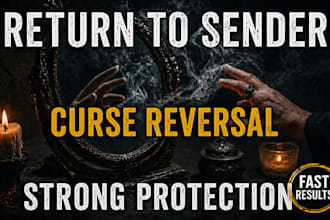 cast curse reversal spell, return to sender spell, protection shield ritual