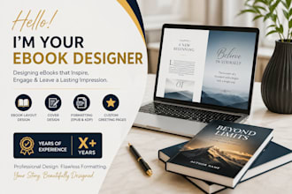 do ebook design, ebook formatting and layout design, PDF design