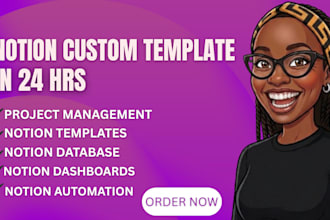 notion custom template design notion expert notion template notion dashboard