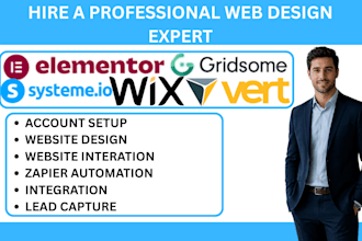 setup wix system io automation elementor vert integration gridsome webnode