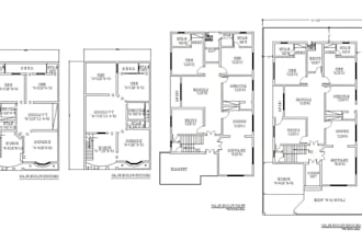 create 2d floor plan autocad drawings for residential and commercial floor plan