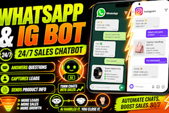 build an ai chatbot for whatsapp and instagram with openai