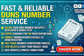 apply and get your d u n s number easily