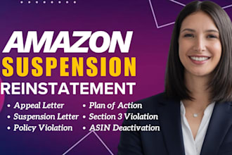 write amazon suspension poa, fix amazon violation and reinstate amazon account