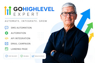 setup and manage gohighlevel website, emails SMS automation sales funnel expert