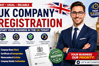 register your UK company fast and legally