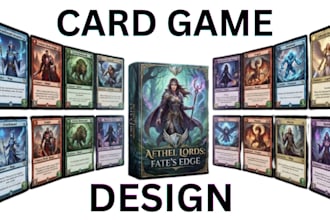 design card game board game tarot card game playing card for your game mechanics