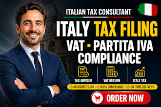 file italian tax consultant italy tax filing vat partita iva compliance oss CPA