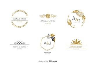 design wedding logo,wedding monogram,invitation or initials