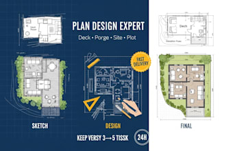do deck plans, porch plans, elevation site plans, and plot plans